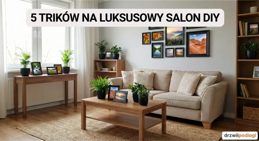 5 trików na luksusowy salon DIY